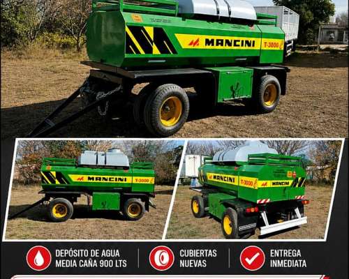 Acoplado Tanque Combinado 3000 Lts Mancini