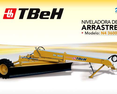Niveladora de Arrastre Mod N4 3600 Tbeh Nuevo