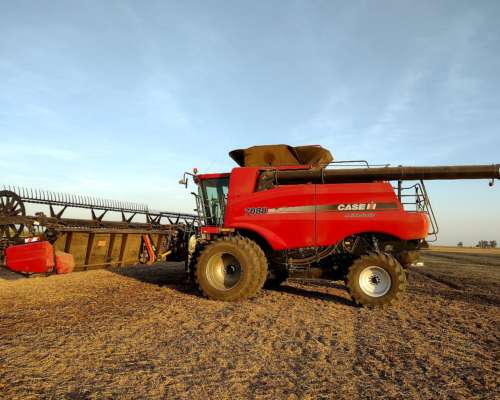 Case 7088 con Draper 40 Pies