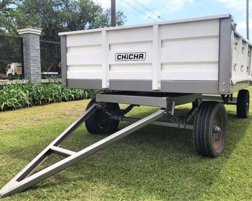 Acoplado Titan 4 -6 TN -llanta Simple Paga con 7 Cheques