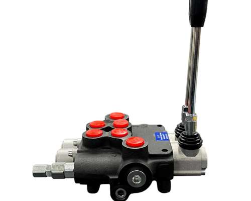 Válvula o Comando Hidráulico Manual de 2 Palancas de 40ltrs