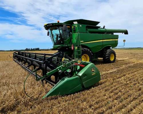 Cosechadora John Deere S660, año 2018