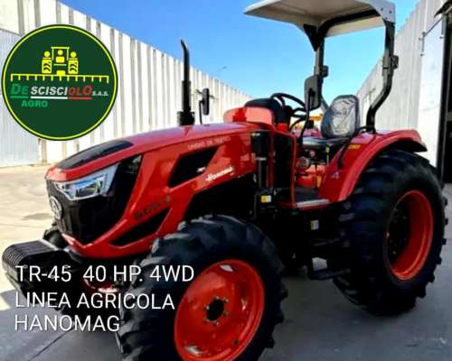 Tractor TR-45 40 HP. 4wd Agricola Hanomag