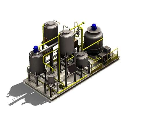 Planta Modular de Biodiesel para Autoconsumo 3200 Lts DIA