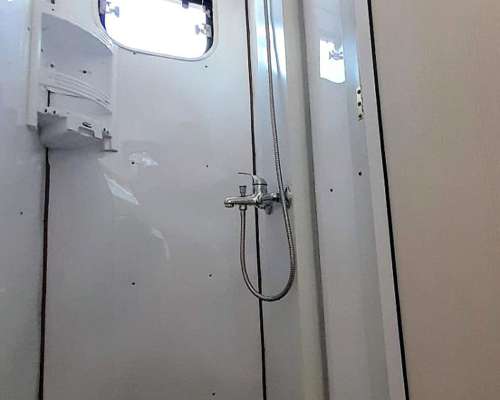 Casilla Rural 5mt, 2 Camas, Agua Caliente. Línea Premium