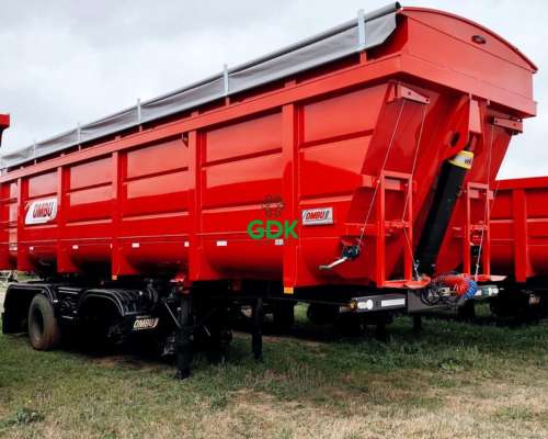 Batea Volcadora Trasera 3 Ejes 46 M3. - Ombu.