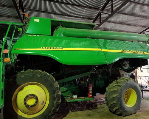 Cosechadora John Deere 9860, Doble, Dual, 35 Pies. 2007