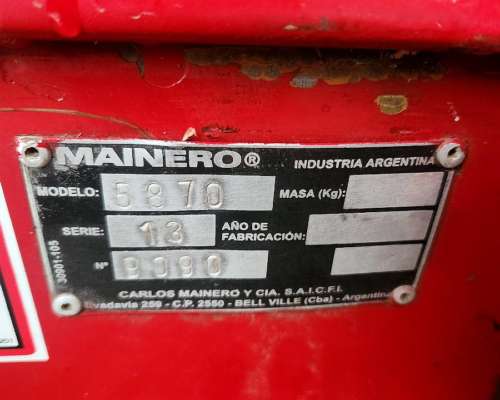 Rotoenfardadora Mainero 5870 Monitor