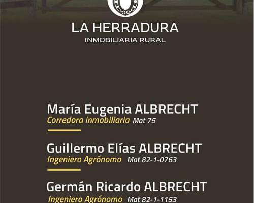 Buscamos Campos Agrícolas Santa FE. Operaciones Inmediatas