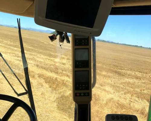 Cosechadora John Deere 9870, año 2010, con Piloto, Mapeo