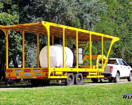 Semirremolque Abierto Homologado para Drones Fumigadores