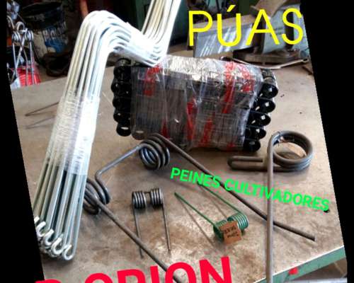 Linea Completa de Dientes Rastrillos,cultivadores y Púas