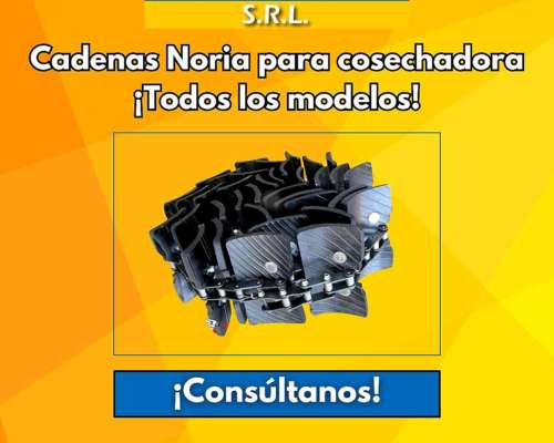 Cadenas Noria para Cosechadoras Envíos a Todo el País