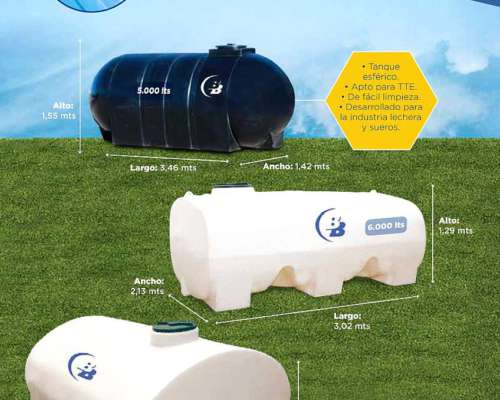 Tanques Berttoto Boglione - Dif. Capacidades - Disponibles -
