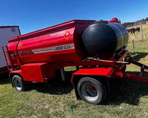 Acoplado Cisterna Combinado 3000lts Metalpaz Completo