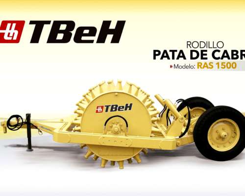 Rodillo Pata de Cabra Mod RAS 1500 Tbeh Nuevo.
