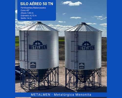 Silo Aereo 50 TN Cono 45° Epoxi