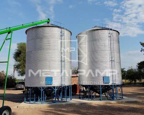 Silos Aéreos 50 TN. Metalpamp. Metalúrgica Menonita