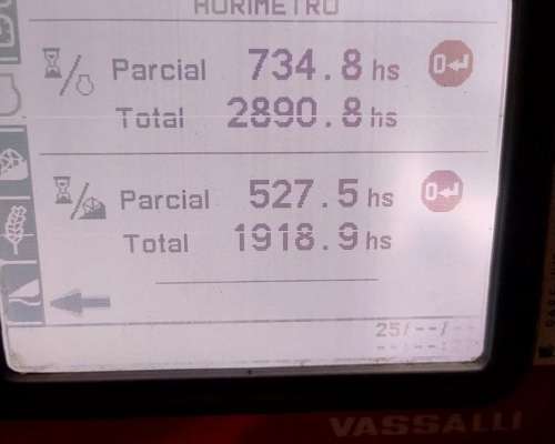 Cosechadora Vassalli 1550 año 2011