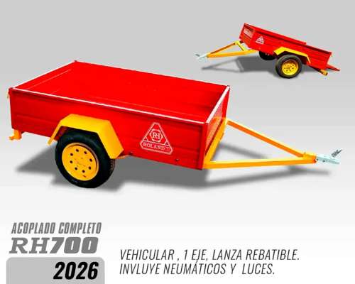 Acoplado Rolandh RH700 Tipo Batán