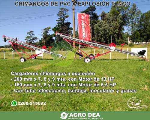 Cargadores Chimangos a Explosión de 160 y 200 MM Diámetro.