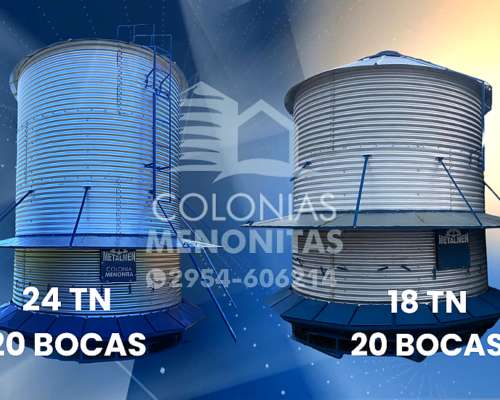 Nuevo Silo Comedero Base de Fibra - Colonias Menonitas