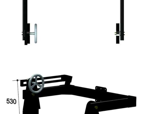 Barquilla Doble HNV para Hidrogrua con Freno