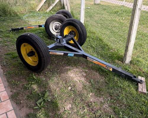 Eje para Transporte de Maquinarias con Camioneta.
