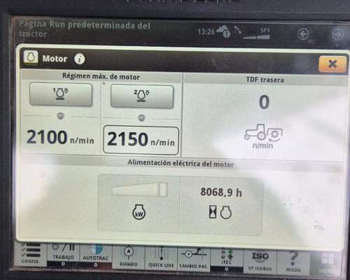 John Deere 7230 R año 2018. Motor 8050 HS. Piloto y Dual