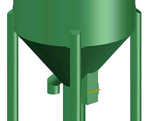 Mezclador Vertical. Solo Planos para Manufactura.