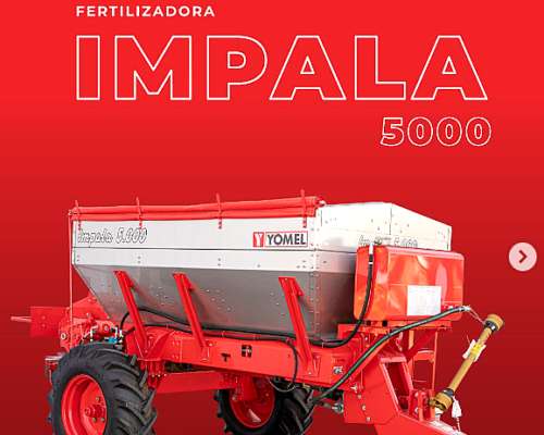 Fertilizadora Yomel Impala 5000 Acero - Nueva