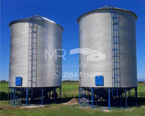Silos Aéreos de 60tn para Almacenaje. Colonia Menonita