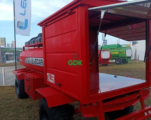Acoplado Tanque con Taller Trasero 3000 Lts. Lecar