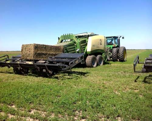 Carro Acumulador de Alfalfa Marca Parkland Modelo 455