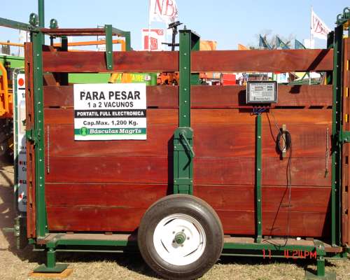 Balanza Animales B. Magris para Hacienda Portatil