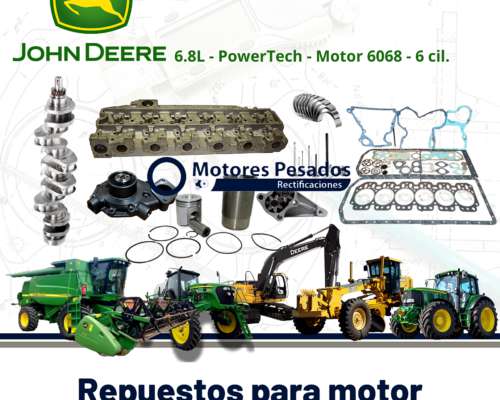 Tapa de Cilindro Grupos Electrógeno con Motor John Deere 6.8