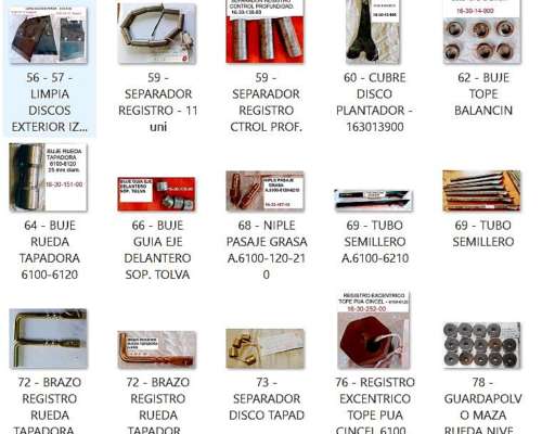 Eje Maza Cuchilla Orientable para Semb. Apache 6210. Stock 4