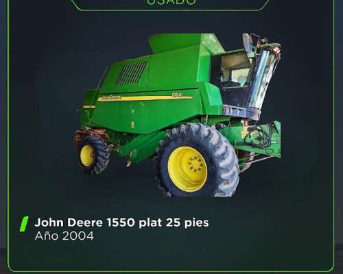 Osechadora John Deere 1550 2004