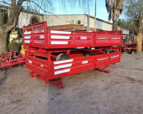 Acoplados ENA 4X2 de 4 TT, Enganche Trasero y Piso Antides