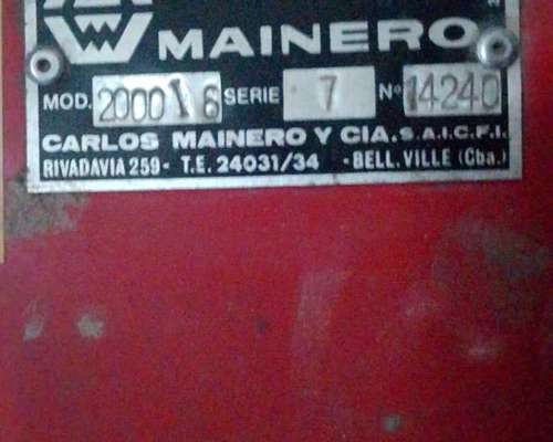 Plataforma Mainero de 6 Surcos a 70cm