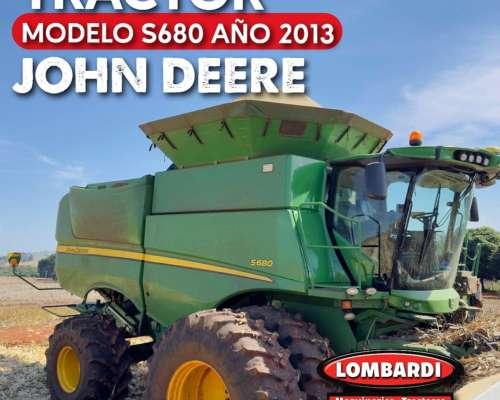 Cosechadora John Deere 680 Importado de Brasil + Impuestos