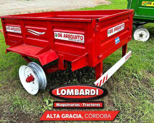 Acoplado Batan de 1 Eje Listo para Trabajar