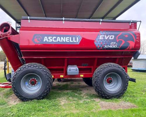 Tolva Autodescargable Ascanelli 27 TN C/ Balanza y Cubiertas