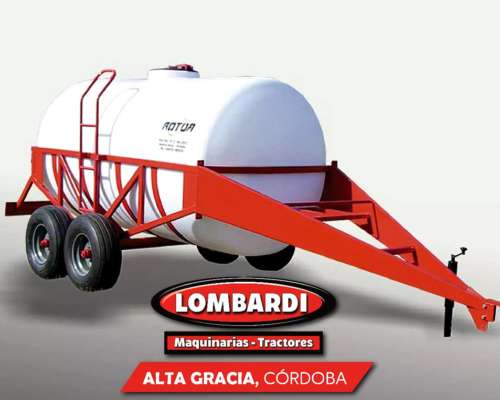 Acoplado Tanque 1 Eje Fijo Rotor Capacidad 6.700 Litros
