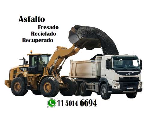 Fresado de Asfalto Recuperado por Tonelada Asfaltado en Frio
