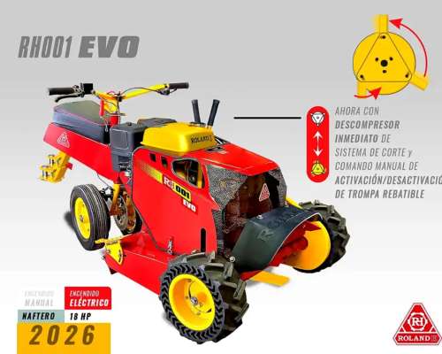 Motodesmalezadora Roland H Rh001-evo