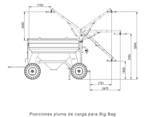 Tolva Autodescargable para Semillas y Fertilizante Bombassei