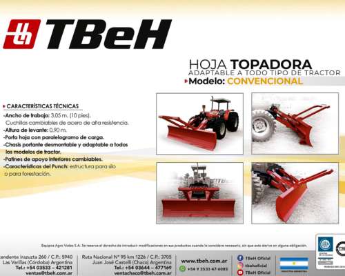 Hoja Topadora Tbeh Nuevo.