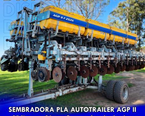 Sembradora Pla Autotrailer AGP II - 25 Líneas a 26cm.