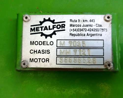 Pulverizadora Metalfor 7035